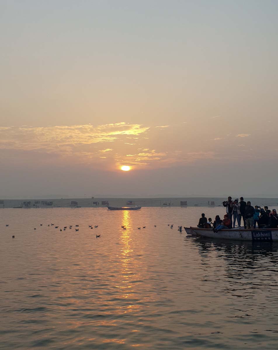 River cruise sunrise in Varanasi